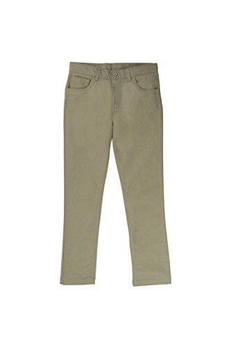 French Toast Boys' Husky Slim Fit 5 Pocket Pant