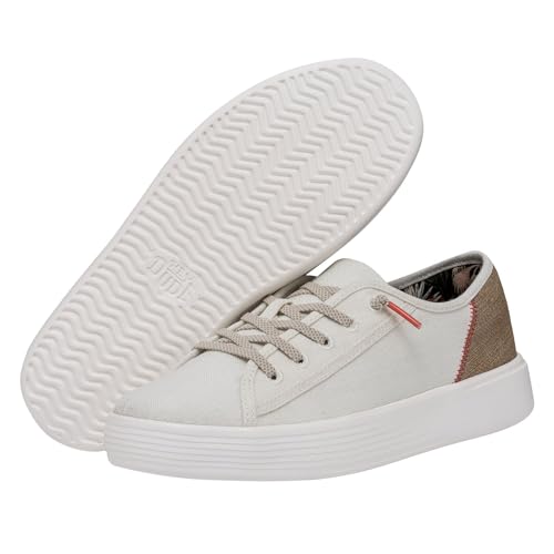 Image of HEYDUDE Cody (LTT) Craft Linen | Women's Shoes | Women's Casual Sneakers | Comfortable & Light-Weight