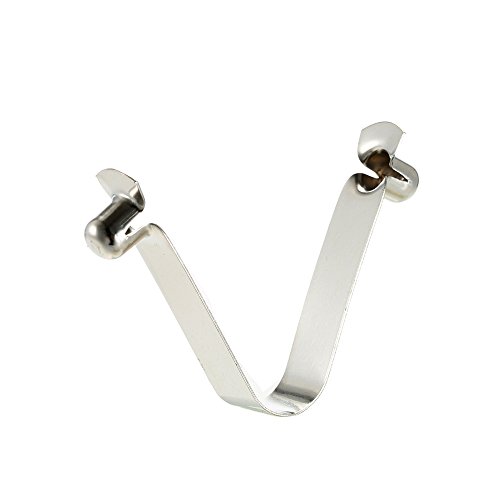 Anself 6pcs Kayak Paddle Spring Clips Tent Pole Clips Push Button Spring Snap Clip Bloqueio Tube Pin