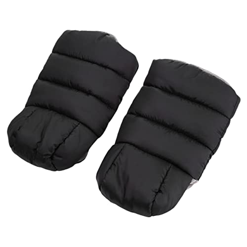 HEMOTON 1 Pair Warm Windproof Gloves Fleece Lined Stroller Mittens Newborn Hand Mittens for Strollers