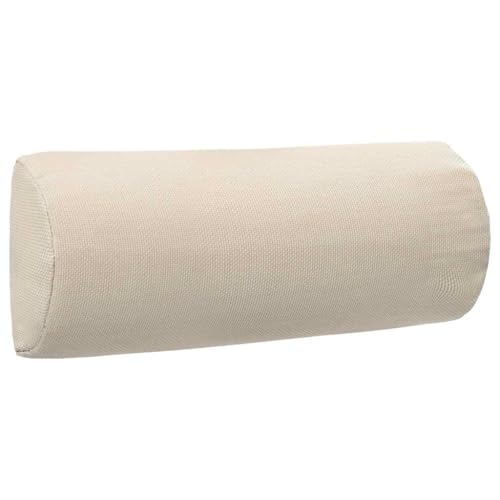 vidaXL Reposacabezas de Silla de Jardín Asientos Sofá Muebles Mobiliario Decoración Exterior Terraza Piscina Textilene Crema 40x7,5x15 cm
