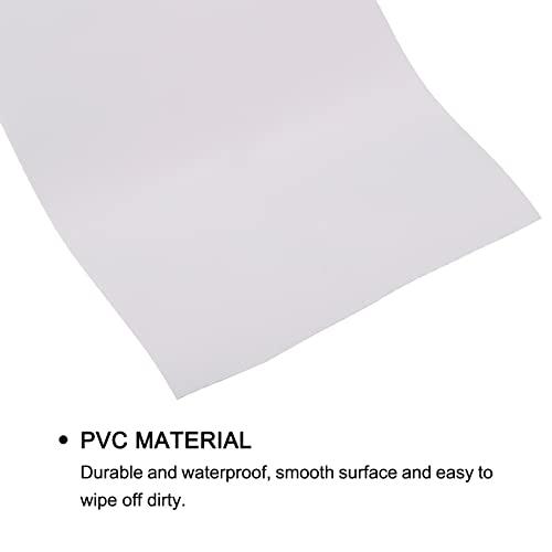 Image of uxcell Waterproof Peel and Stick Decorative Tape Self Adhesive 4.72 inch W x 16.4'L PVC Removable Tape for Wall Edge Matte White