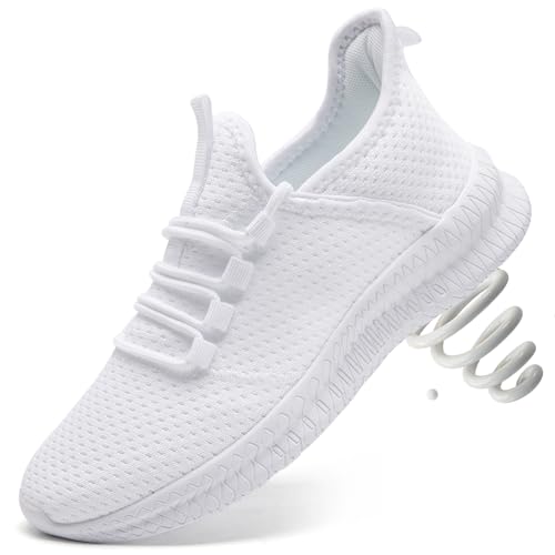 QIJGS Running Shoes for Women Walking Shoe Tennis Casual Lightweight Sneakers Lace Up2