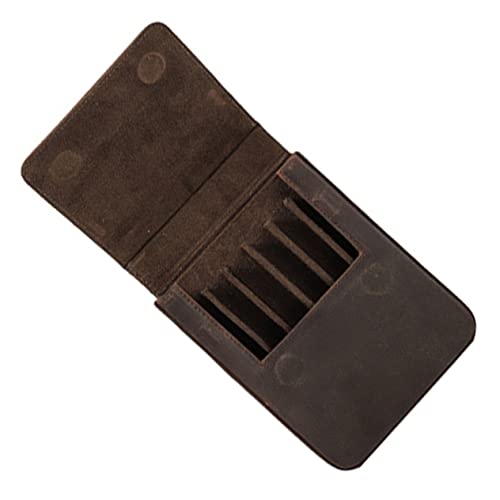 Boîte à stylos organisateur décoratif marron coffret de rangement bureau