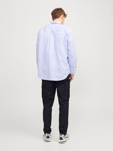 JACK & JONES Herren Jpstace Jjsummer Cargo Cargohose, Dark Navy, 31W / 32L – Ansicht 3