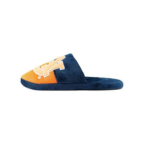 Image of FOCO Oklahoma Sooners NCAA Mens Team Logo Staycation Slippers