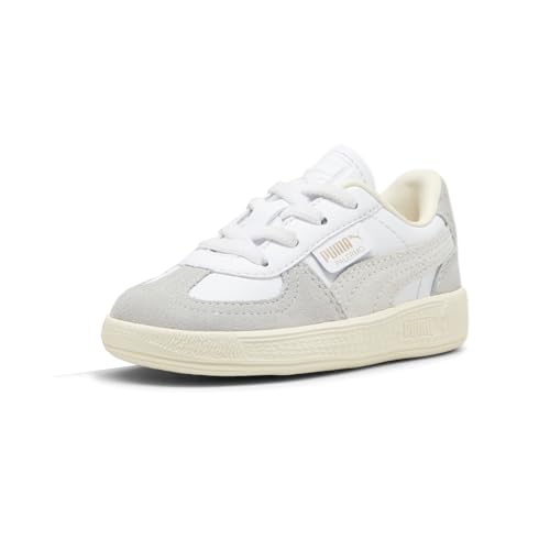 PUMA Toddler Boys Palermo Leather Lace Up Sneakers Shoes Casual - Grey, White - Size 6 M2