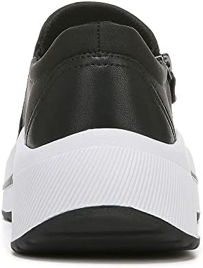 Dr. Scholl's Womens Wannabe Zip Sneaker Black Fabric 8 M | Image 5