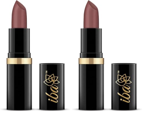 Image of Iba Pure Lips Moisture Rich Lipstick for Women- A95 Mauve Touch, 4g | High Glossy, Creamy Finish & Smooth Texture| Hydrated Lips | Enriched with Vitamin E, Coconut Oil & Shea Butter | Intense Colour & Highly Pigmented | Lip Makeup