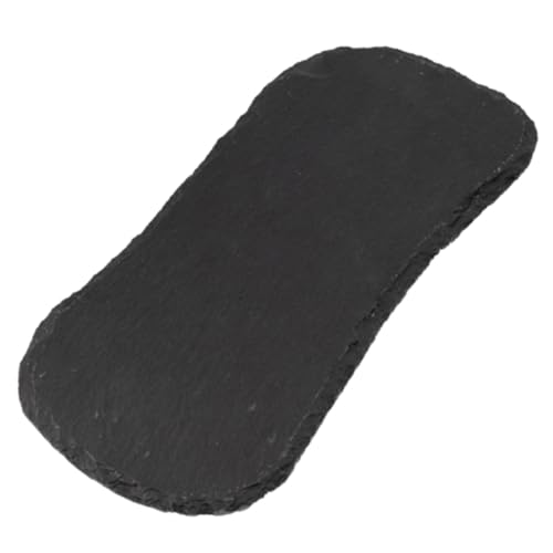 LABRIMP 1 Pieza Plato de Almacenamiento Forma de Riñón de Pizarra para Frutas y Postres para y Hogar