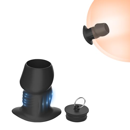 BDSMJOY Anal Tunnel Plug mit Stecker,Analplug für Paare Frauen Männer,Buttplug Spekulum Plugs Sexspielzeug Analspielzeuge Fisting erotisches Sexspielzeug für Paare extrem Sex (S)