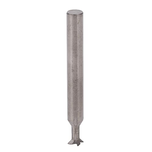 Image of Dovetail Router Bit 4 Flutes Carbide Dovetail Bit 6mm Dia Shank 50mm Length Universal Dovetail Milling Cutter Dovetail Joint Router Bits(45 Degree)
