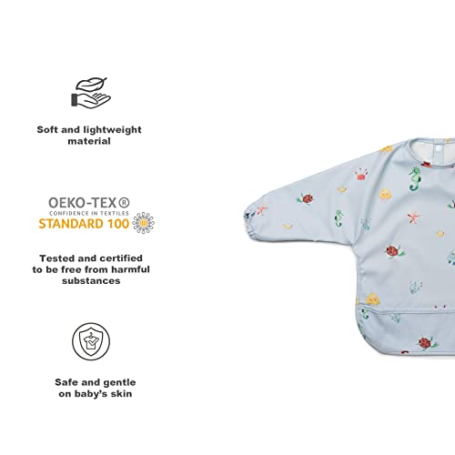 J.Børn BLW Long Sleeve Baby Feeding Bib 6-12M - Image 4