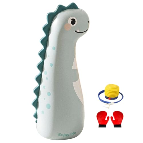 Saco de boxeo inflable, ejercicio y entrenamiento interactivo, material de PVC, bolsa de boxeo para niños con guantes, juego de boxeo inflable para niños, diseño seguro, para entretenimiento de