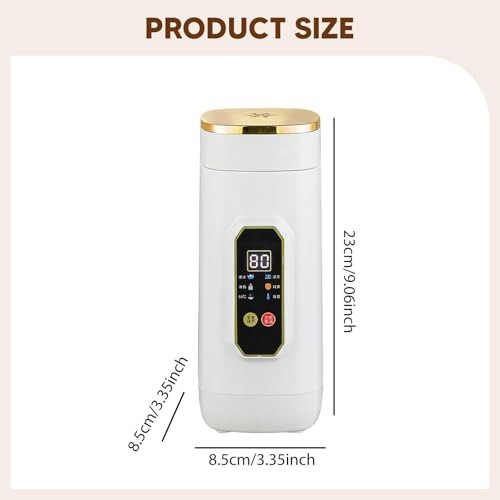 Tetera Eléctrica portátil 450 ml acero inoxidable miniatura 2