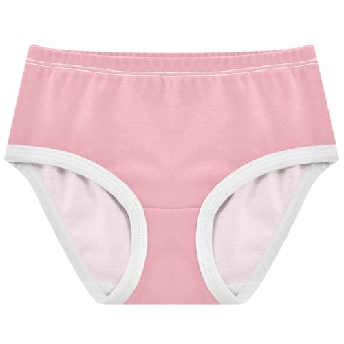 Joisal Bright Girls Underwear Toddlers 2t Cotton Little Girl Panties Shell Pink Undies Kids Briefs