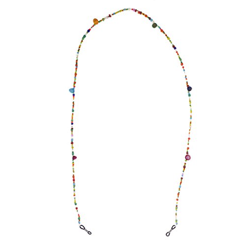Preisvergleich Produktbild Sharplace Anti-Rutsch Brillenketten Brillenband Modische Brille Schmuck Sonnenbrille mit Bunte Perlen Kettenhalter
