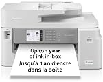 Brother MFC-J5855DW INGVESTISSEMENT A3 Imprimante couleur tout-en-un sans fil avec scanner, photocopieur et fax, 30 ppm Vitesse, 3.5"Ecran de Touch, Connectivité Mobile