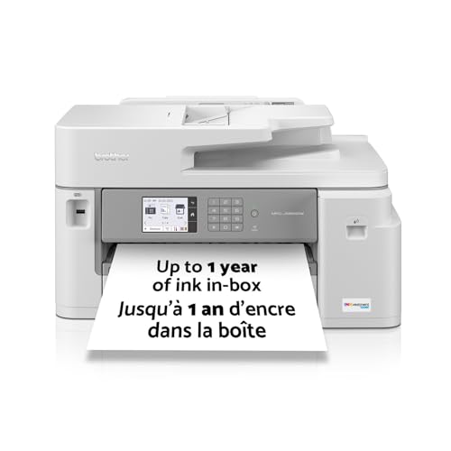 Brother INKvestment Tank MFC-J5855DW All-in-One Professional A3 Colour Inkjet Printer, White