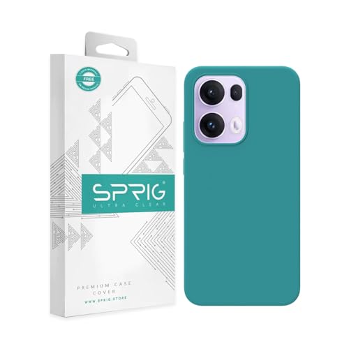 Image of SPRIG Compatible with Oppo Reno 13 Pro Premium SilkTone Back Cover Drop Tested Shock Proof Mobile Case for Men, Women, Boys and Girls with Camera Protection (Ocean Blue)