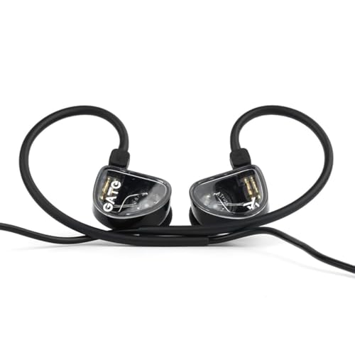 Image of Fanmusic TRUTHEAR GATE Cost-Effective Dynamic Driver in-Ear Headphone with 0.78 2Pin Cable (Black, with mic)