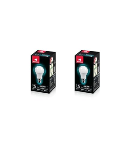 Image of Havells 9w LED Bulb for Home & Office |B22 LED Bulb Base |Cool Day White Light (6500K) |4Kv Surge Protection |High Voltage Protection |Eco Friendly Energy Efficient | Pack of 2