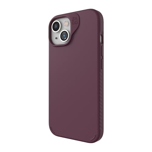 Coque MagSafe ZAGG contre les chutes pour iPhone 15/14/13 en silicone