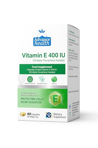 Advanced Health Vitamin E 400 IU 60 Tab