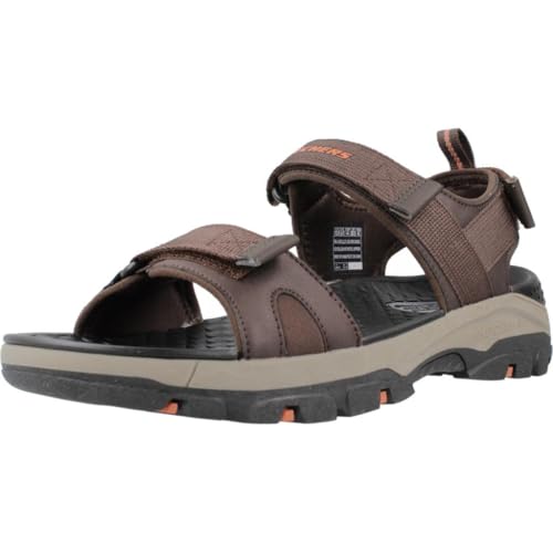 Skechers Patino Marlee Herren Turnschuhe, Maille synthétique chocolat, 44 EU