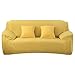 GNEHSL Pokrowiec na sofę z nadrukiem - żółty kolor jajka pokrowce na sofę - 1/2/3/4-osobowa antypoślizgowa uniwersalna narzuta na sofę do pojedynczego podwójnego pokrowca w kształcie litery L, ochraniacz na sofę, 3, siedzenie 190, 230 cm