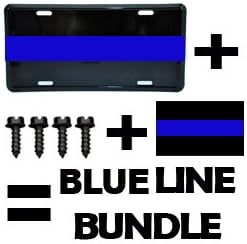 Police Thin Blue Line License Plate BUNDLE