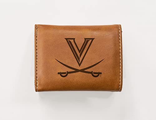 Image of Rico Industries NCAA Laser Engraved Trifold Laser Engraved Tri-Fold Wallet - Men's Accessory