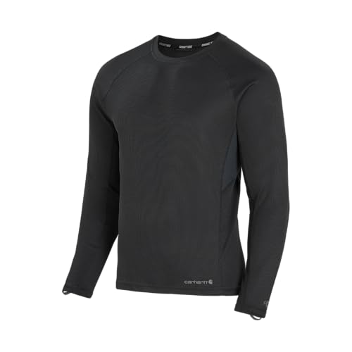 Carhartt Men's UM0223M Force® Midweight Micro-Grid Base Layer Crewneck