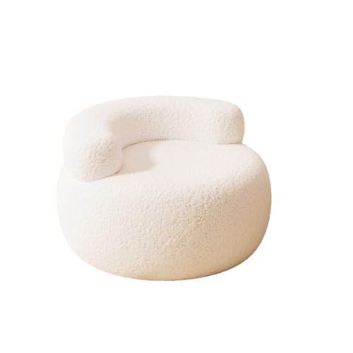 Taburete de maquillaje con patas de madera maciza y acabado textil premium redondo 2
