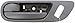 Dorman 96537 Front Driver Side Interior Door Handle Compatible with Select Mazda Models