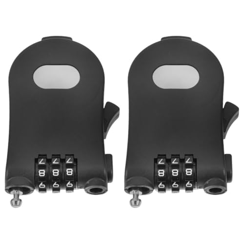 2pcs Small Lightweight Bike Lock Cable, Retractable Security