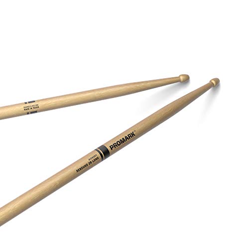 Image of ProMark Rebound 2B Long Hickory Drumsticks, Acorn Wood Tip, 1 Pair