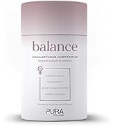 Pura Collagen Powdered Supplement (Balance) 5,000 mg Bioactive Collagen Peptides with 600 mg KSM-...