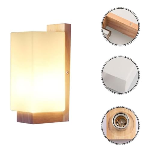 Aplique de pared moderno E27 de cristal y latón para iluminación interior 8