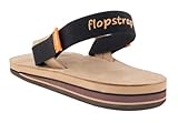 Flopstrap Flip Flop Strap - Flip Flops Straps for Men and Women Slippers - Comfortable Kids Style Sandals Support - Fasten with Adjustable Straps for Summer Sandal for Girls & Boys - Medium - Black
