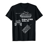 Panzerkampfwagen VI Tiger SdKfz 181 Wehrmacht alemana de la Segunda Guerra Mundial. Regalo ideal para fanáticos de los tanques, amigos del ejército y cualquier persona interesada en la Segunda Guerra Mundial. Tanque Tigre Ejército Alemán. Panzertruppe
