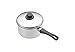 Kitchen Craft Tiefer Edelstahl-Stieltopf mit Deckel, 12 cm