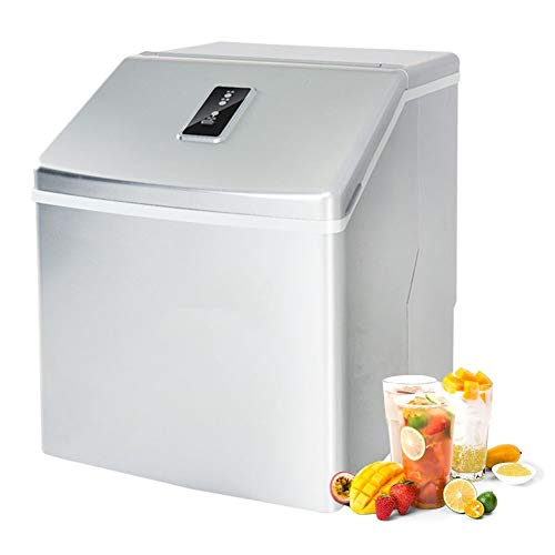 Eiswürfelmaschine MM Großvolumige Home/Kommerzieller Eismaschine, 25 Kg / 24h, Geräuschlos Arbeitende, 24 Eiswürfel In…