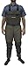 Compass 360 by SJK Deadfall Breathable STFT Chest Wader Waterproof Fishing, Bootfoot, Fly Fishing, Lightweight Men and Women