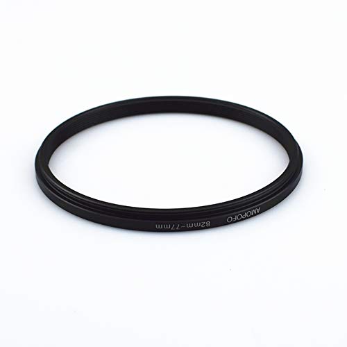 Image of 82mm to 77mm /82mm-77mm Step-Down Ring Filter Adapter for All Brands UV,ND,CPL,Metal Step-Down Ring Adapter