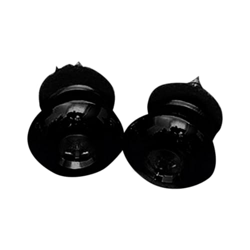 2PCSメタルギターストラップロックギターストラップボタンギターストラップボタンエンドピンの取り付けネジとフェルトクッション