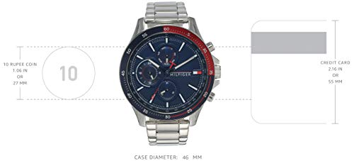 Tommy Hilfiger Bank Blue Men Watch TH1791718W/NCTH1791718 - Image 3