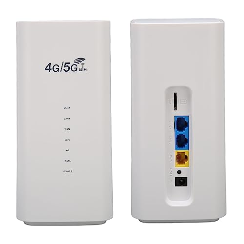 Image of Sanpyl 4G LTE Router, Wireless WiFi Hotspot Mobile Broadband Router with 4 Antennas and SIM Card Slot, for 32 Devices, for Phones Tablets Computers (US Plug)