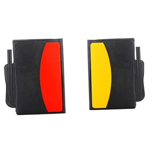 Set de árbitro de fútbol BESPORTBLE con tarjetas y silbatos miniatura 6