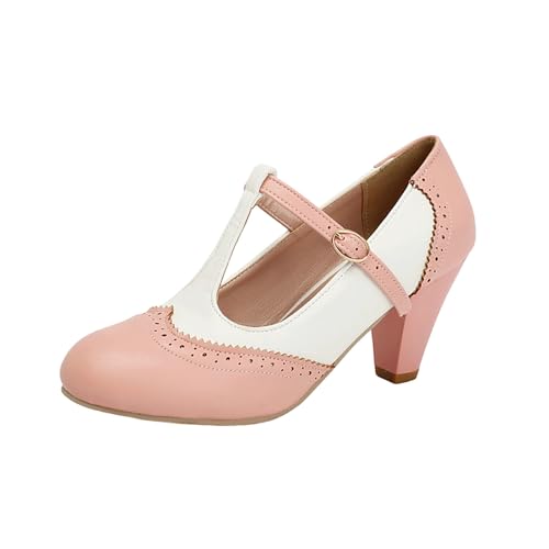 Chaussures décontractées à talon épais et plateforme florale pour femme